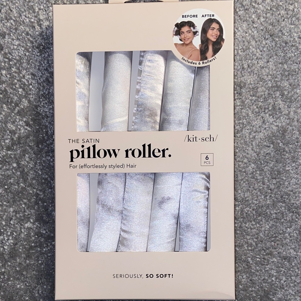Kitsch Satin Pillow Hair Rollers - 5 rollers